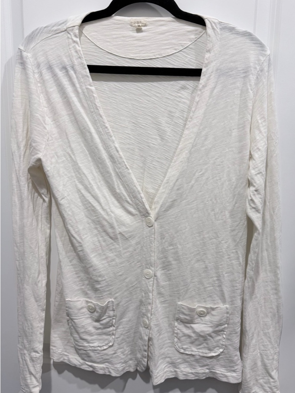 J. Crew Cream Lightweight Cardigan jacket
